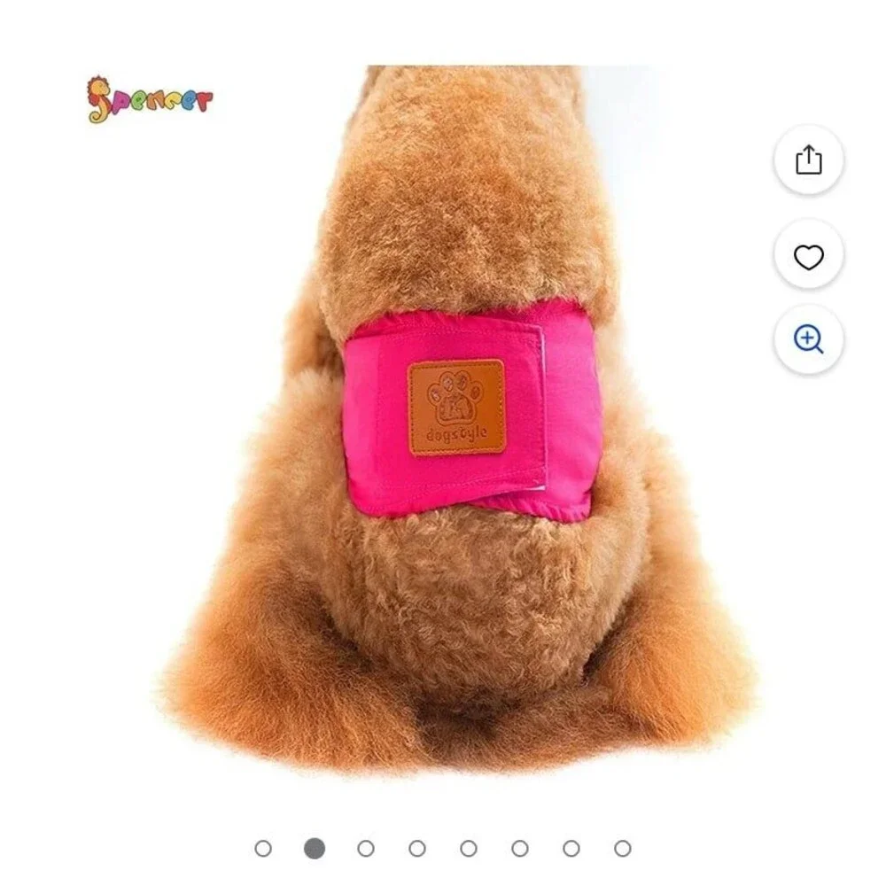 Belly Bands for Male Dogs - Washable Dog Diapers Male Sz X-Large New (Reusable )